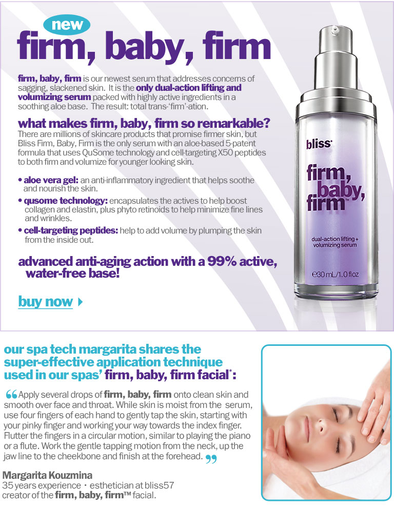 bliss firm baby firm serum