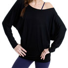 aziam flow tunic (black)