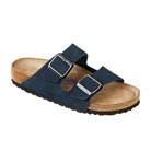 birkenstock arizona soft footbed sandal (denim)
