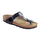 birkenstock gizeh sandal (black patent)