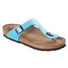 birkenstock gizeh sandal (scuba patent blue)