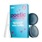 bliss poetic waxing microwaveable wax refill kit