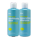 bliss supershine shampoo + conditioning rinse set