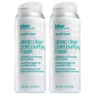 bliss steep clean pore purifying mask set of 2