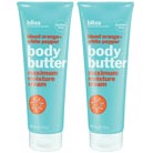bliss blood orange+white pepper body butter set of 2