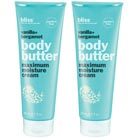 bliss vanilla+bergamot body butter set of 2