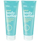 bliss naked body butter set of 2