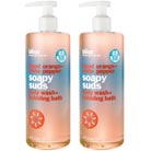 bliss blood orange+white pepper soapy suds set of 2