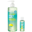 bliss lemon + sage soapy suds mega+mini set