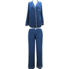eberjey gisele pj set (navy / sorbet)