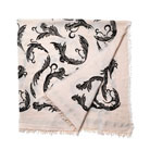 leigh & luca spikes velvet flock scarf