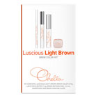 chella luscious light brown eyebrow color kit