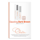 chella dazzling dark brown eyebrow color kit