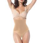 spanx undie-tectable high-waisted panty (nude)