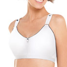 spanx® active top-notch bra (white)