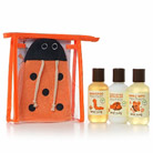 little twig travel basics set (happy tangerine)