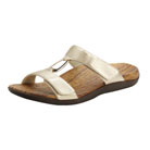 orthaheel layla sandal (gold metallic)
