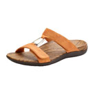 orthaheel layla sandal (rust)