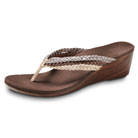 orthaheel ramba sandal (metallic multi)