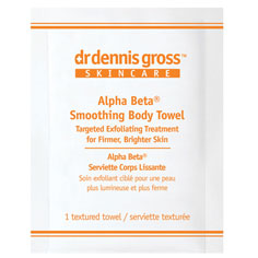 dr. dennis gross alpha beta® smoothing body towel (8 treatments)