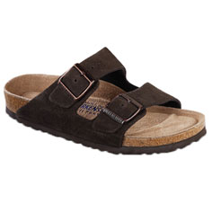 birkenstock arizona soft footbed sandal (mocha)