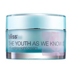 bliss the youth as we know it anti-aging night cream