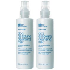clog dissolving cleansing milk set of 2