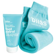bliss softening socks+foot patrol set