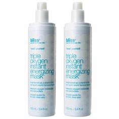 bliss triple oxygen energizing mask set of 2