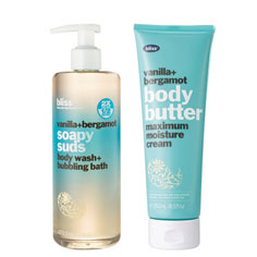 bliss vanilla+bergamot perfect pair