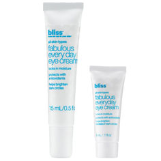 bliss fabulous everyday eye cream mega+mini set