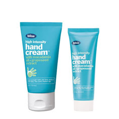 bliss high intensity hand cream mega+mini set