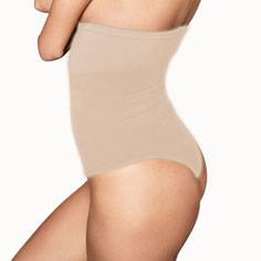 cass contour high waist thong (nude)