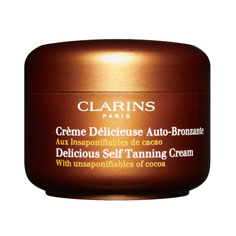 clarins delicious self tanning cream