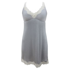 eberjey lady godiva chemise (slate)