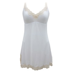 eberjey lady godiva chemise (white)