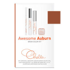 chella awesome auburn eyebrow color kit