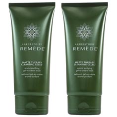 laboratoire rem&egrave;de matte therapy cleansing gel&eacute;e set of 2