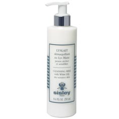 sisley lyslait cleansing milk with white lily