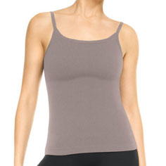 spanx active ribbed cami top (steely grey)