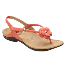dr. weil integrative footwear dhyana sandal (coral)