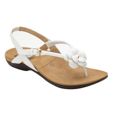 dr. weil integrative footwear dhyana sandal (white)
