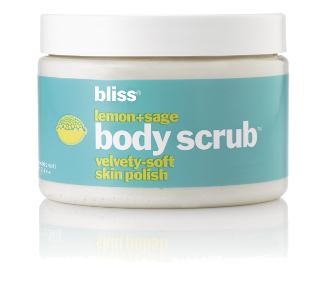 bliss lemon  sage body scrub