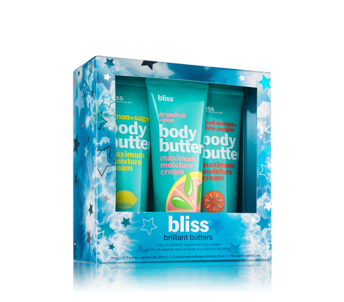 bliss brilliant butters body butter set